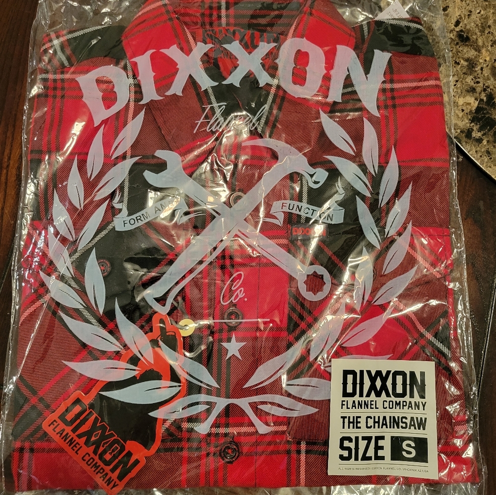 Small NIB Dixxon Chainsaw Flannel